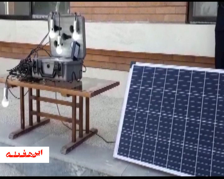 پنجره های خورشیدی بر فراز چادرهای عشایر ایل عرب جرقویه